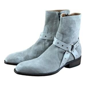 JO GHOST Men Suede  Chelsea Boots